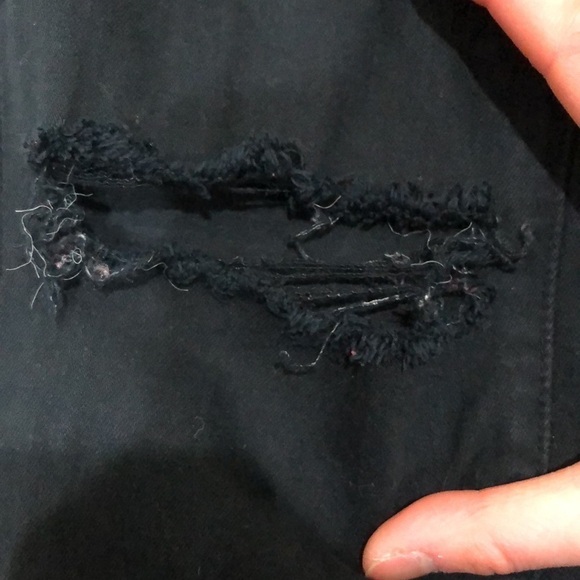 Frame Le Skinny Jeanne Jeans Size 29 Spruce Rips Forest Green - Picture 4 of 12